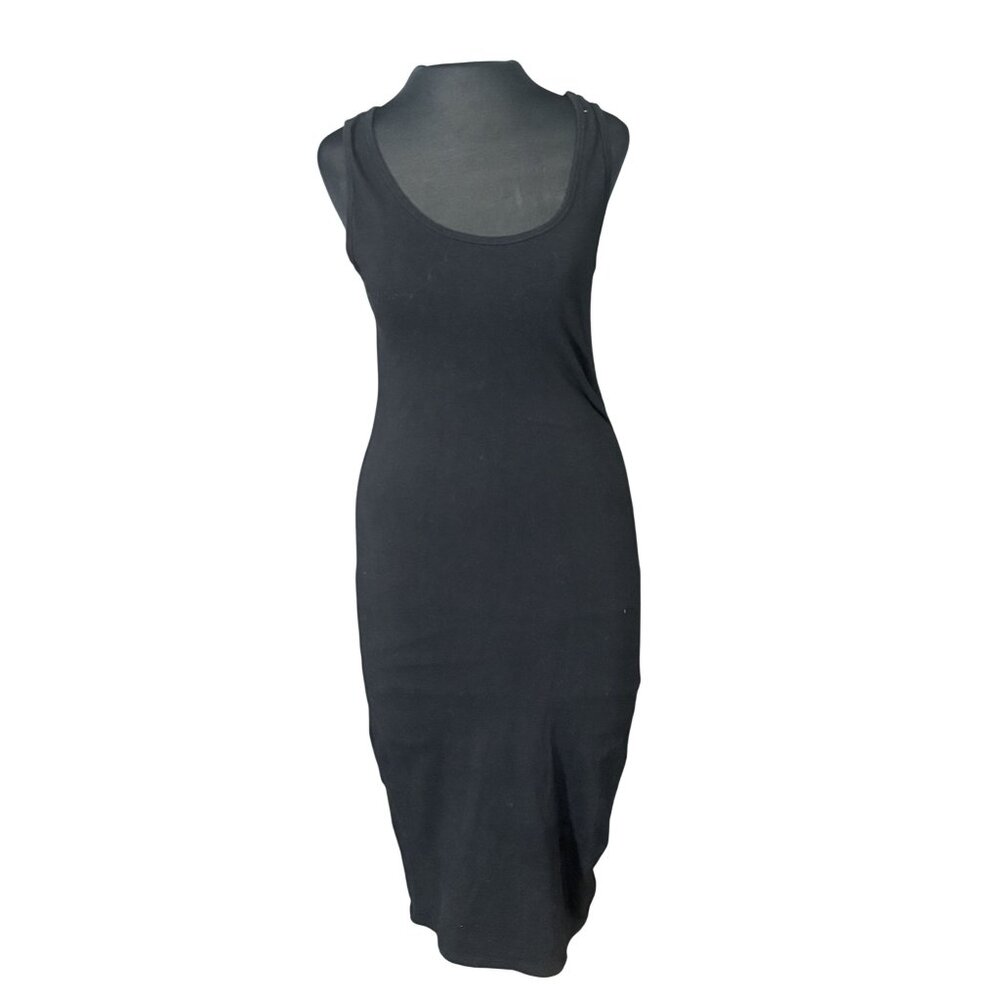 Zenana Premium Black Tank Dress L 95% Cotton 5% Spandex